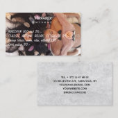 Carte De Visite Massage Thérapie Mains de guérison Spa de santé bo (Devant / Derrière)