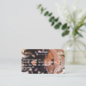 Carte De Visite Massage Thérapie Mains de guérison Spa de santé bo (Debout devant)