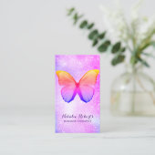 Carte De Visite Massage Thérapie Moderne Parties scintillant Arc-e (Debout devant)