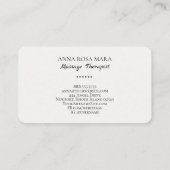 Carte De Visite *~* Massage Thérapie Thérapie Aquarelle (Dos)