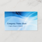 Carte De Visite Massage Therapist - Créatif bleu moderne (Dos)