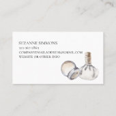 Carte De Visite Massage Thérapiste Salon Boho Aquarelle (Dos)