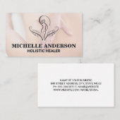 Carte De Visite Massage Thérapiste Travail | Logo du Spa (Devant / Derrière)