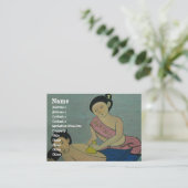 Carte De Visite Massage traditionnel thaïlandais (Debout devant)
