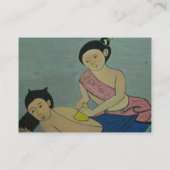 Carte De Visite Massage traditionnel thaïlandais (Dos)