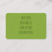 Carte De Visite Massage Zen (Dos)