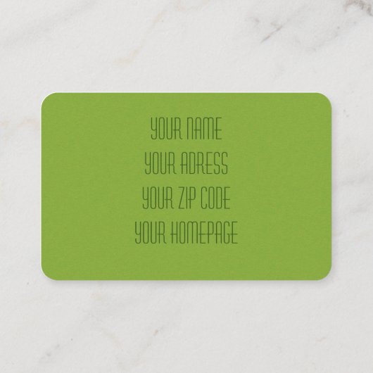 Carte De Visite Massage Zen (Dos)