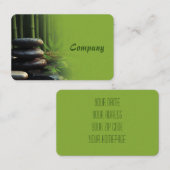 Carte De Visite Massage Zen (Devant / Derrière)