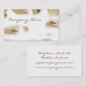 Carte De Visite Masseur/massage/plage d'hôtel Chambre de SPA (Devant / Derrière)