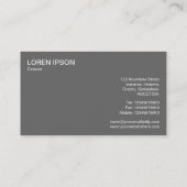 Carte De Visite Mast radio - Blanc (Dos)