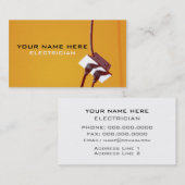 Carte de visite Master Electriciens (Devant / Derrière)