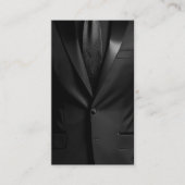 Carte De Visite Master Tailor Classic Black Tuxedo Boutique (Devant)