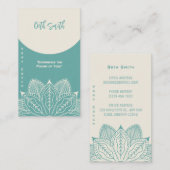 Carte De Visite Master Yoga - Formation Customisée (Devant / Derrière)