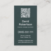 Carte De Visite Mastering Aerial Photography Drone Skyline Photos (Dos)