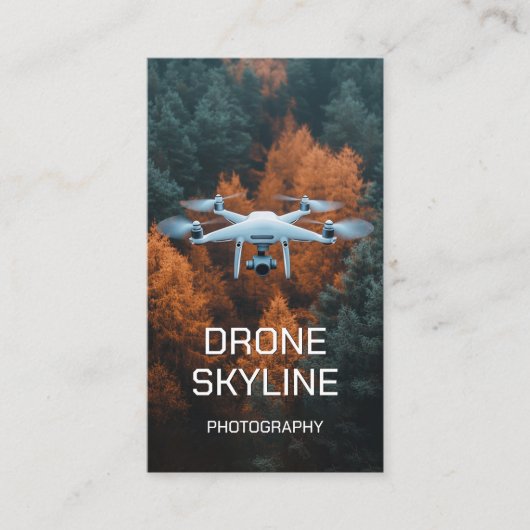 Carte De Visite Mastering Aerial Photography Drone Skyline Photos (Devant)
