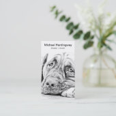 Carte De Visite Mastiff paresseux (Debout devant)