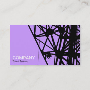 Carte De Visite Mât de radio - Lilas