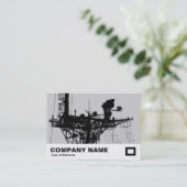 Carte De Visite Mât radar - gris clair (Debout devant)