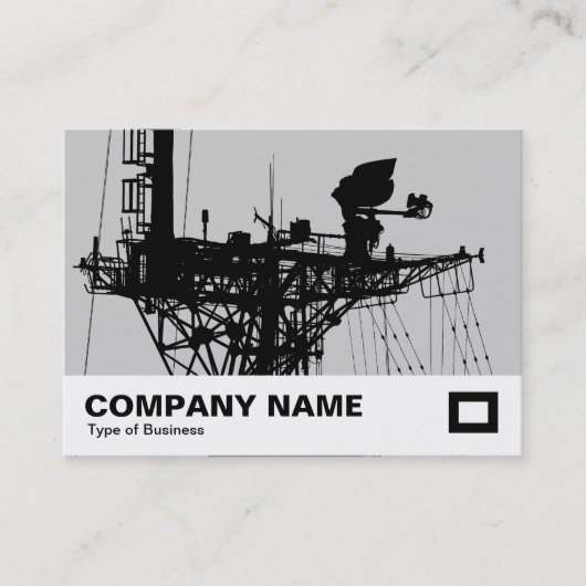 Carte De Visite Mât radar - gris clair (Devant)