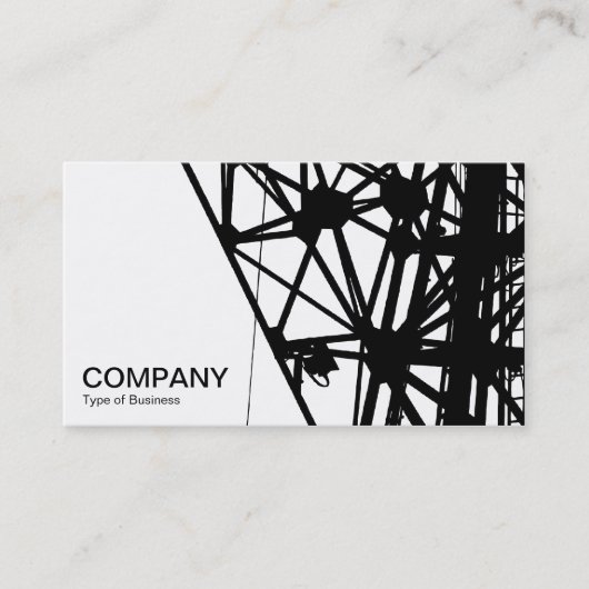 Carte De Visite Mât radio - Blanc (Devant)