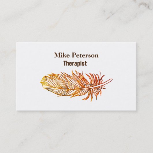 Carte de visite mat UV fait sur commande de (Devant)