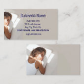 Carte De Visite Matelas couchage couchage personnalisé (Devant / Derrière)