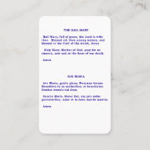 Carte De Visite Mater Dei (Dos)