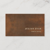 Carte De Visite Matériau de construction en fer rustique (Devant)