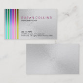 Carte De Visite Matériau de verre Professionnel Nettoyage rayé (Devant / Derrière)