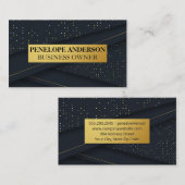 Carte De Visite Matériau rembourré de luxe (Devant / Derrière)