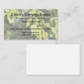 Carte De Visite Matériel De Camping Et Fournitures SU (Devant / Derrière)
