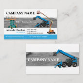 Carte De Visite Matériel de construction (Devant / Derrière)