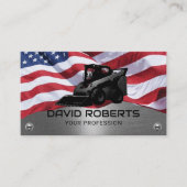 Carte De Visite Matériel de construction patriotique Opérateur Mét (Devant)