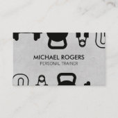 Carte De Visite Matériel de formation | Fitness (Devant)