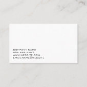 Carte De Visite Matériel de transport de camions de travail | Bâti (Dos)