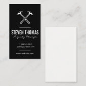 Carte De Visite Matériel d'outil de marteaux (Devant / Derrière)