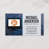 Carte De Visite Matériel électronique | Pilote de clé et de vis (Devant)