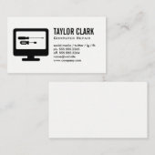 Carte De Visite Matériel informatique (Devant / Derrière)