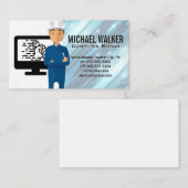 Carte De Visite Matériel informatique | Support technique (Devant / Derrière)