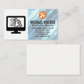 Carte De Visite Matériel informatique | Support technique | Outils (Devant / Derrière)