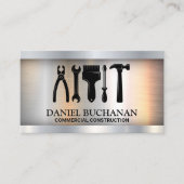 Carte De Visite Matériel | Outils de menuiserie (Devant)