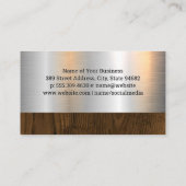 Carte De Visite Matériel pour marteau à clé | Bois métallique (Dos)