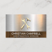 Carte De Visite Matériel pour marteau à clé | Bois métallique (Devant)