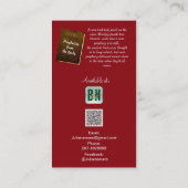 Carte De Visite Matériel promotionnel de l'auteur Bourgogne (Dos)