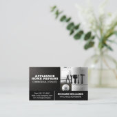 Carte De Visite Matériel | Services de réparation (Debout devant)