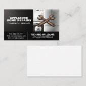 Carte De Visite Matériel | Services de réparation | Logo des clés (Devant / Derrière)