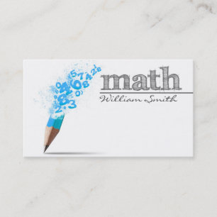 Carte De Visite Math Teacher Business card