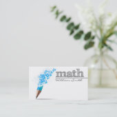 Carte De Visite Math Teacher Business card (Debout devant)
