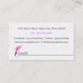 Carte De Visite Math Teacher Business card (Dos)