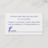 Carte De Visite Math Teacher Business card (Dos)